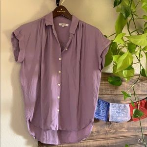 Madewell Central Drapey Shirt, viscose